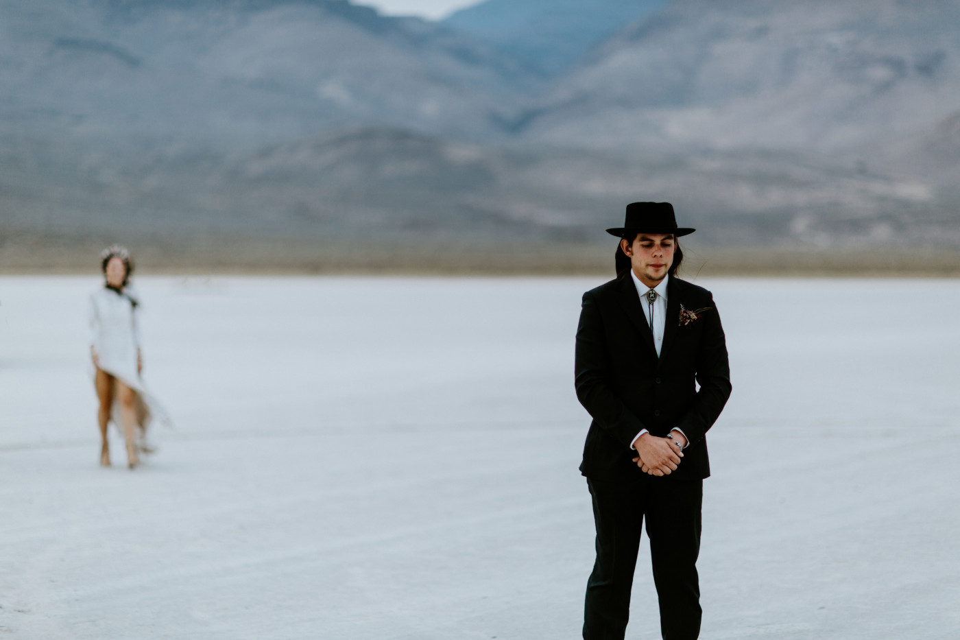 Emerald approaches Cameron for a first look in the Alvord Desert.