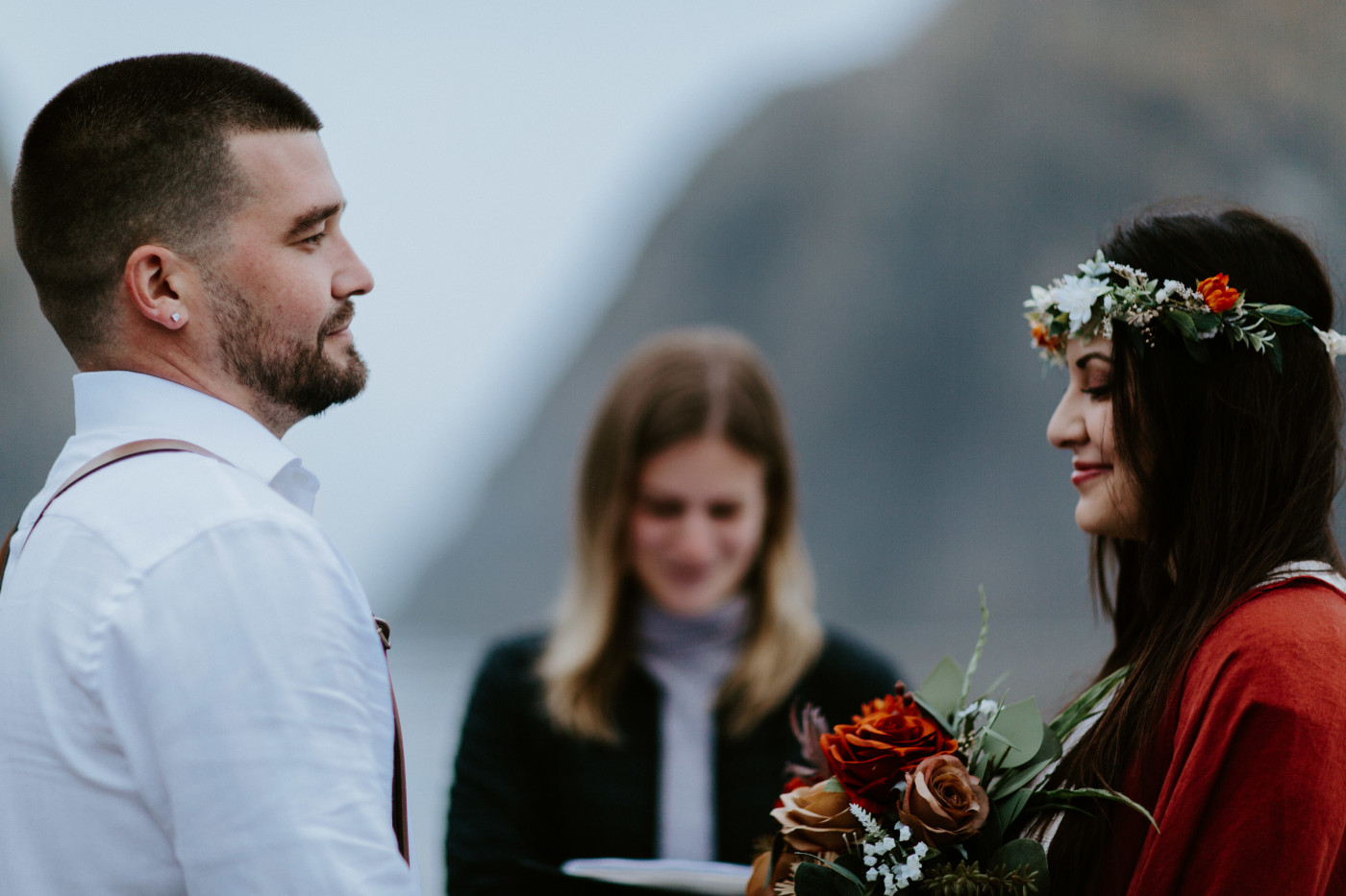 TJ admires Allison during their elopement.