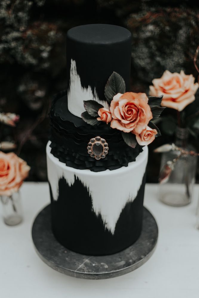 Gothic inspired elopement, Portland.