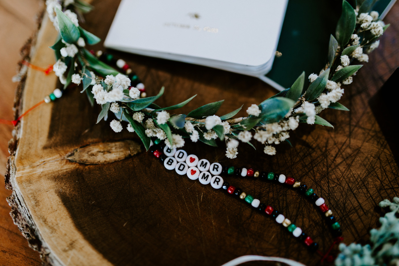 Friendship bracelets and vow books.