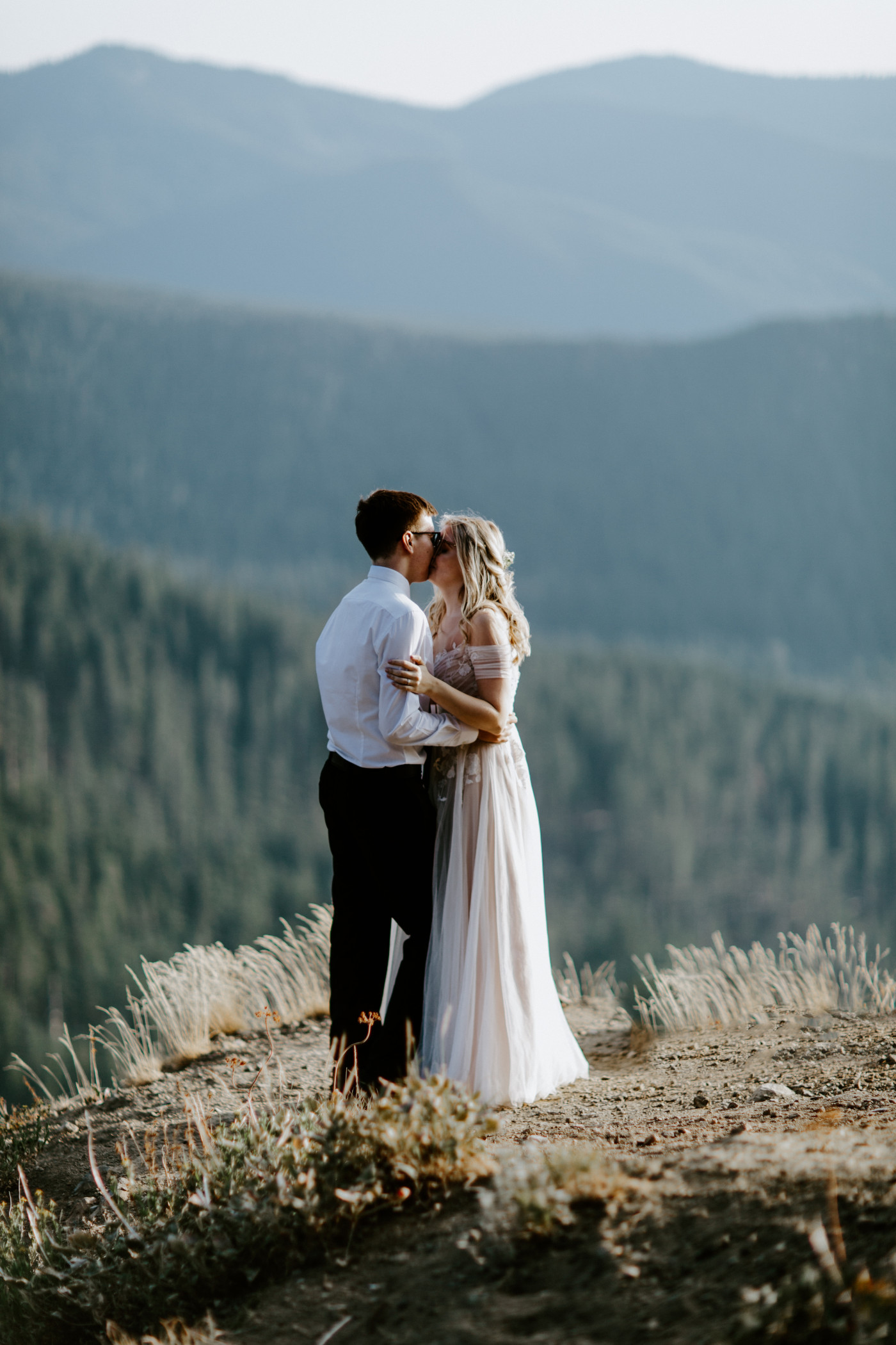 Corey and Kylie hold each other.