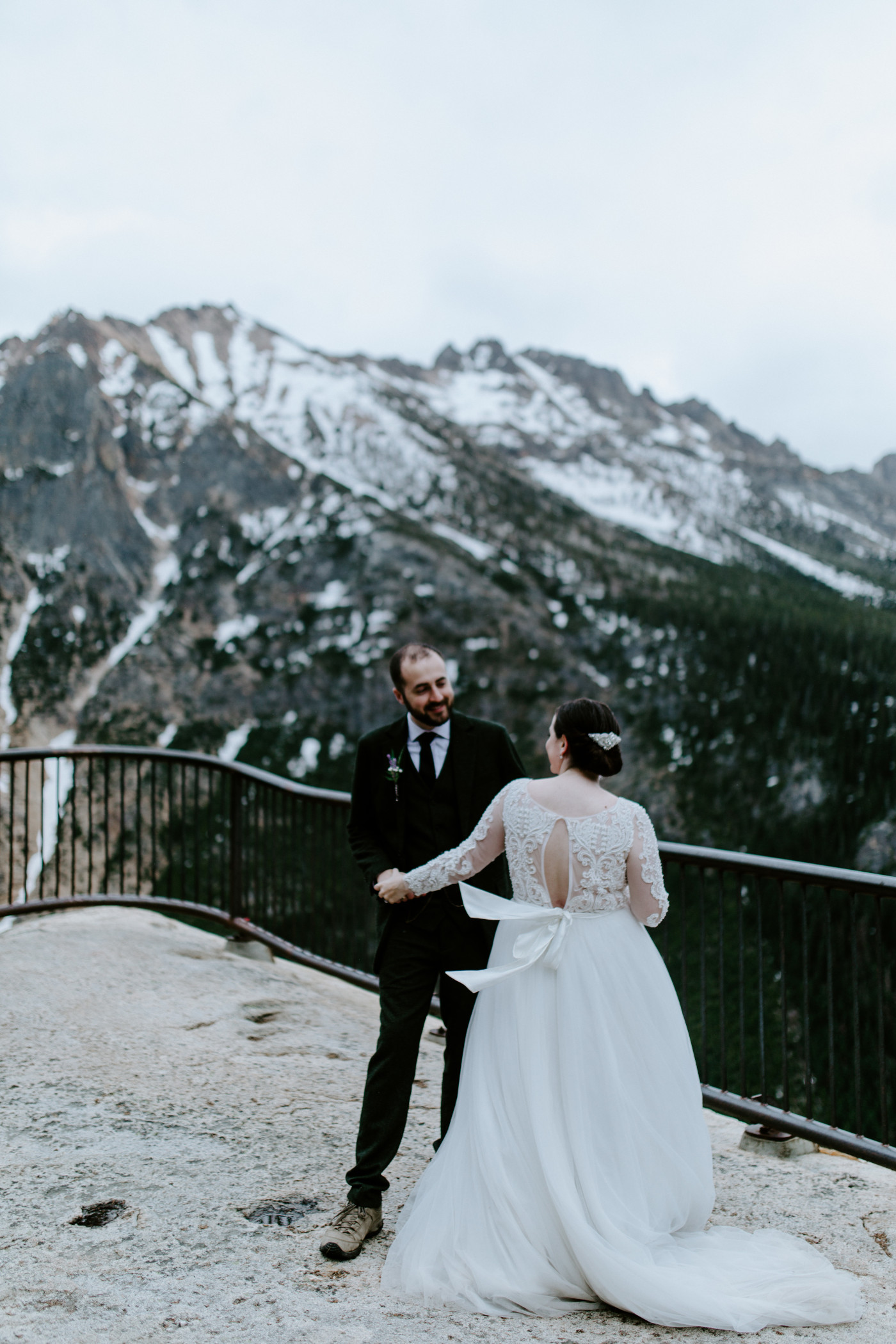 Elizabeth and Alex dance. Elopement photography at North Cascades National Park by Sienna Plus Josh.