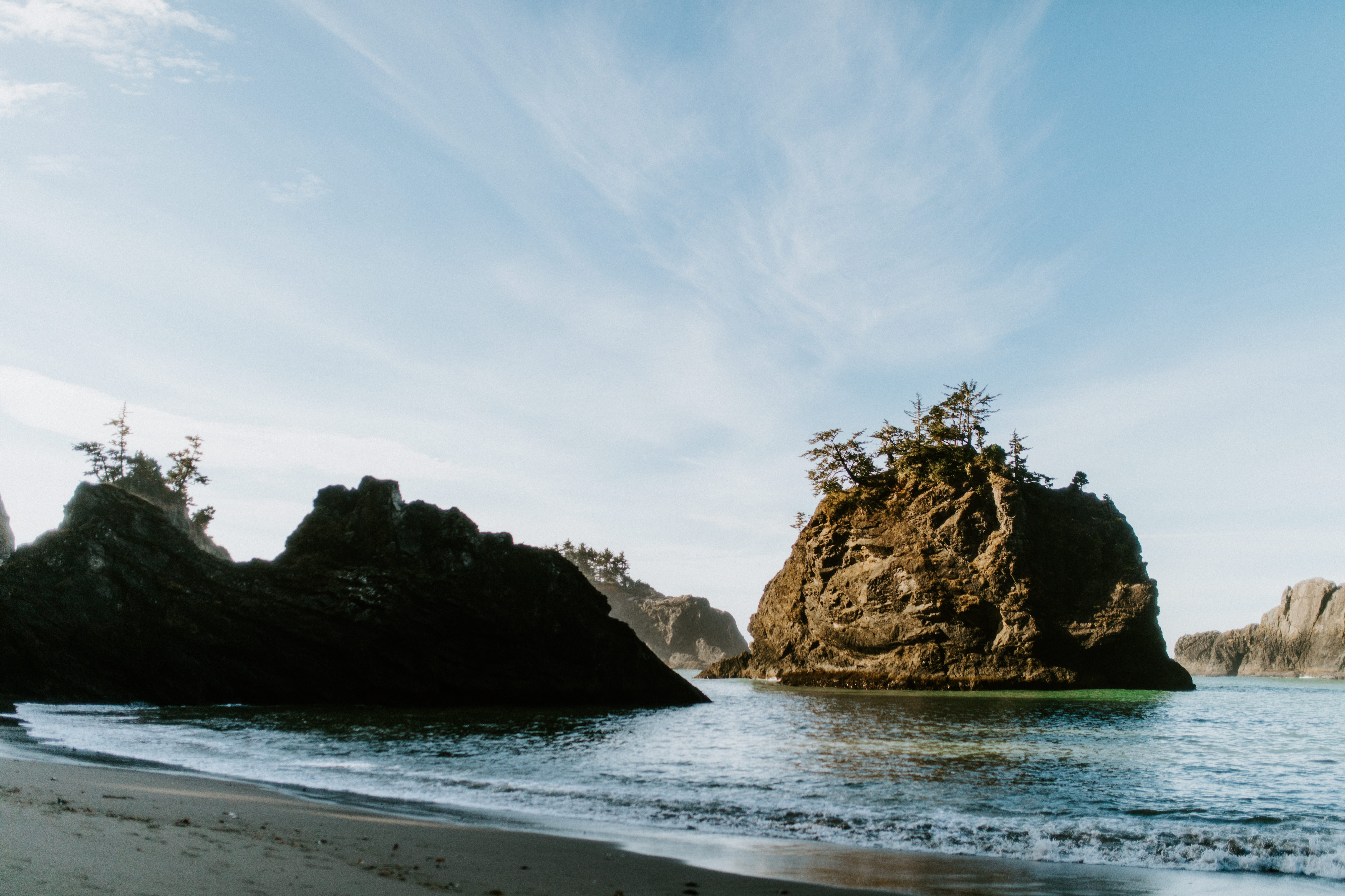 A view of the beach at Samuel H. Boardman in Oregon.