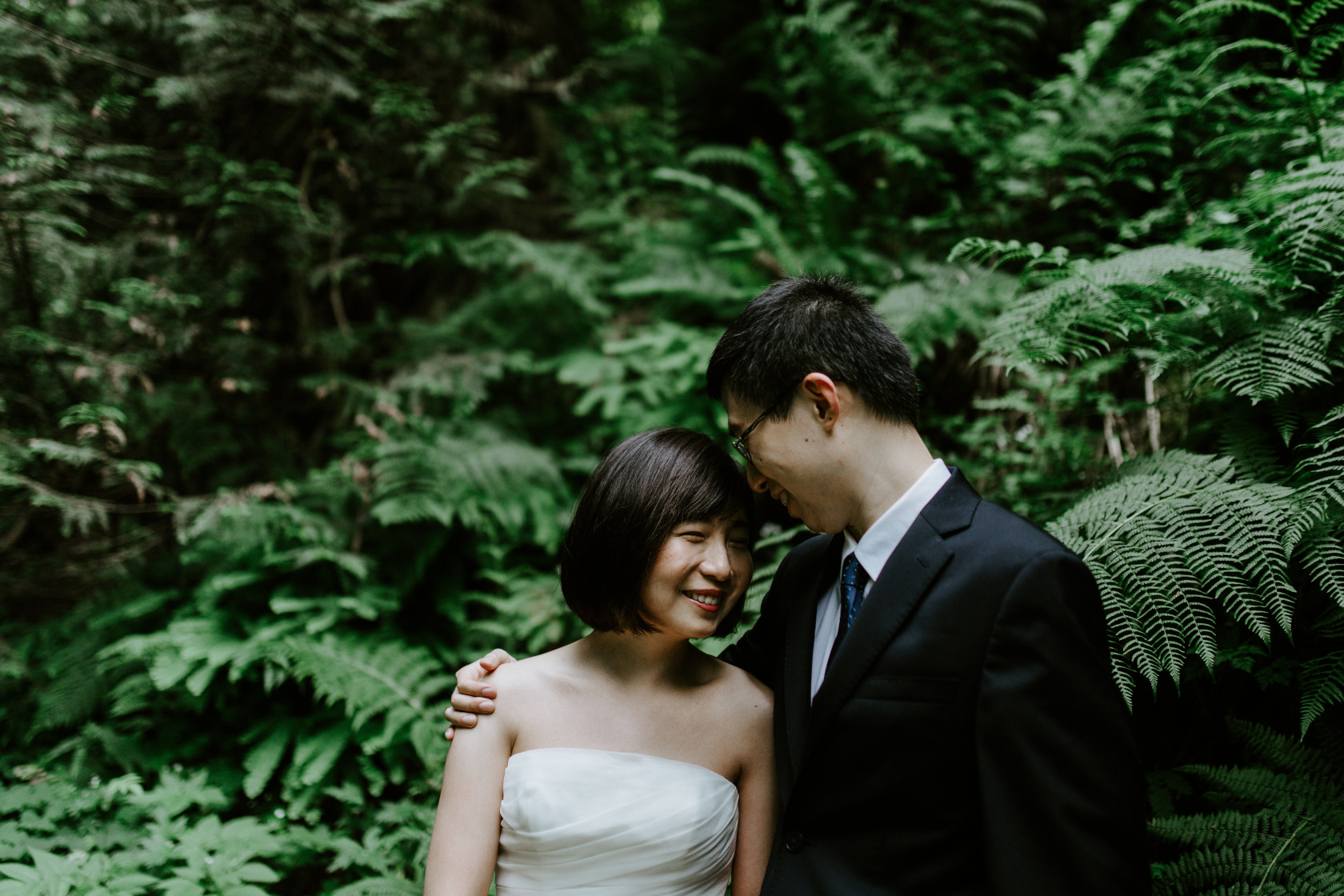 Alex holds Valerie. Elopement wedding photography at Mount Hood by Sienna Plus Josh.